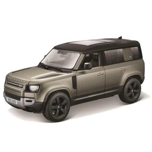 Bburago - Land Rover Defender 110 (2022) Maßstab 1:24, Diecast Replica mit zu öffnenden Türen, zufälliges Sortiment, offizielle Land Rover-Lizenz