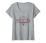 Photo Gallery donna port st. lucie florida - etichetta port st lucie fl maglietta con collo a v Photo Gallery donna port st. lucie florida - etichetta port st lucie fl maglietta con collo a v