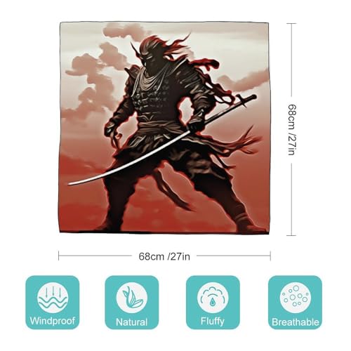 27 Inch Head Scarf for Women Men Bandana Samurai Silk Scarf Lightweight Neck Tie Neckerchief Headscarf Hair Wrap Face Mask2