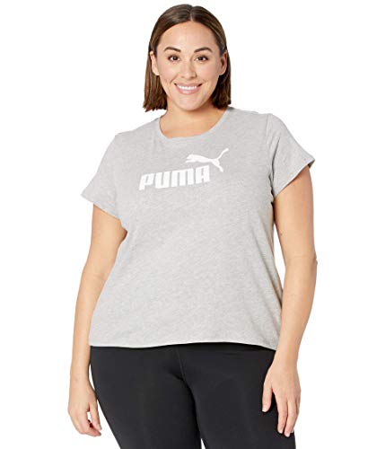 T-shirt Puma grande taille femme fini les hauts serrés coton gris 1X