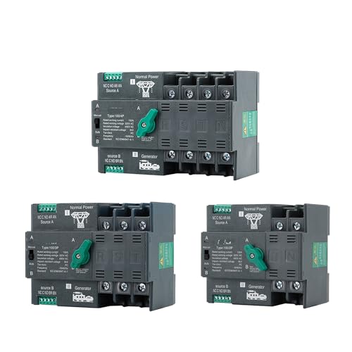 ATS commutateur de transfert automatique double puissance 2P 220V 40A 50/60HZ