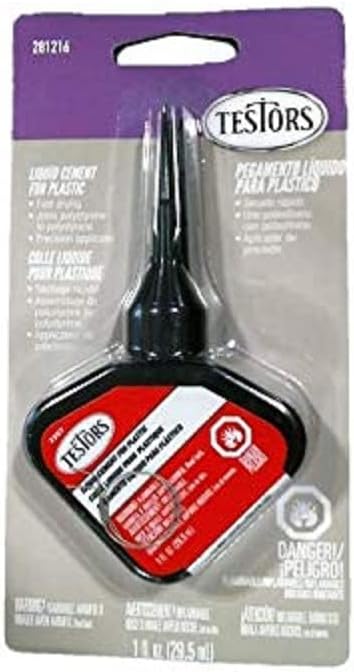 Testors 3507AT Liquid Cement for Plastic Models, 1-Ounce