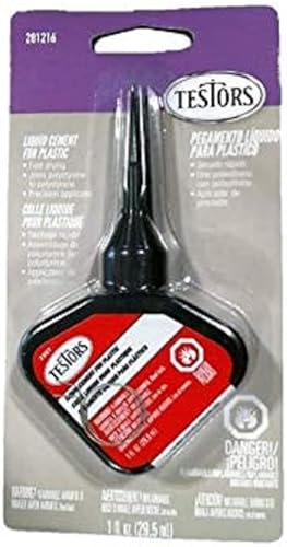 Testors 3507AT cemento líquido para plástico modelos 1-Ounce