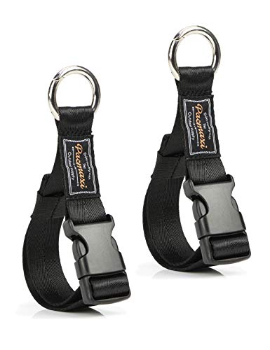 PACMAXI Stroller Hook, 2 Pack Multi Purpose Organizer Hooks Clip for Stroller, Wheelchair, Rollator, Walker (Black)