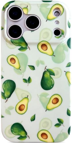 Coque iPhone 17 Pro Max Qokey anti-traces protège des chocs motif avocat