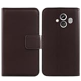 Flip Premium Echt Leder Tasche Hülle Für Artfone A400 4G 2.4