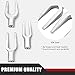 ATPEAM 5-Piece Ball Joint Separator Set | Pickle Fork Tool | Tie Rod Removal Tool Set | 1-1/8