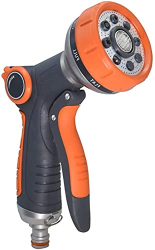 XYXXBB Garden Hose Spray Gun 8 Adjustable Spray Patterns Water Spray Gun for Hose Pipe Spray Gun High Pressure Nozzles Perfect for Watering Plants, Car Washing