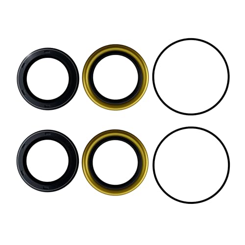 wfsulee 6Pcs Inner Outer Rear Wheel Axle Seal Kit for Toyota 4Runner Pickup T100 Tacoma Tundra Compatible with 90313-48001 90301-88077 90310-50006