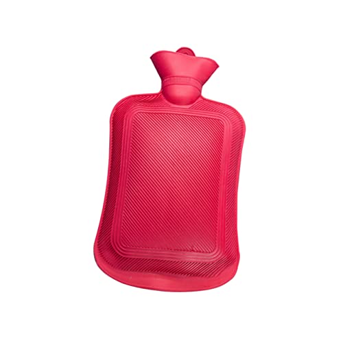 ARTSEWPLY Mini 450ml Hot Water Bottle Rubber Material Leakproof Hot Cold Water Bag for Muscle Random