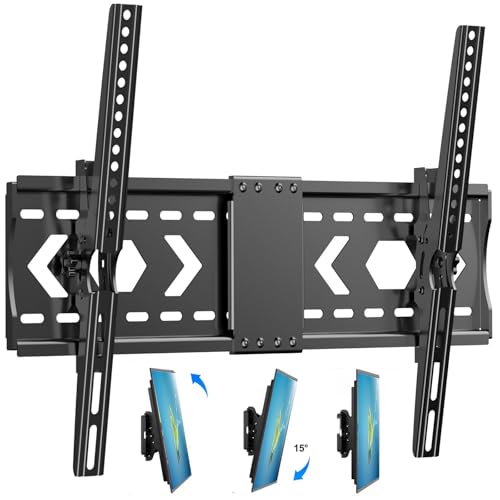 La mejor comparación de soporte para tv - solo los mejores. 45 TETVIK Soporte para TV Universal con Inclinable de 32 a 84 Pulgadas,Soporte reclinable Pantalla Máx VESA 600x400 mm,Soporta hasta 60 kg,Base Pared para TV 55 58 60 65 70 75 80...