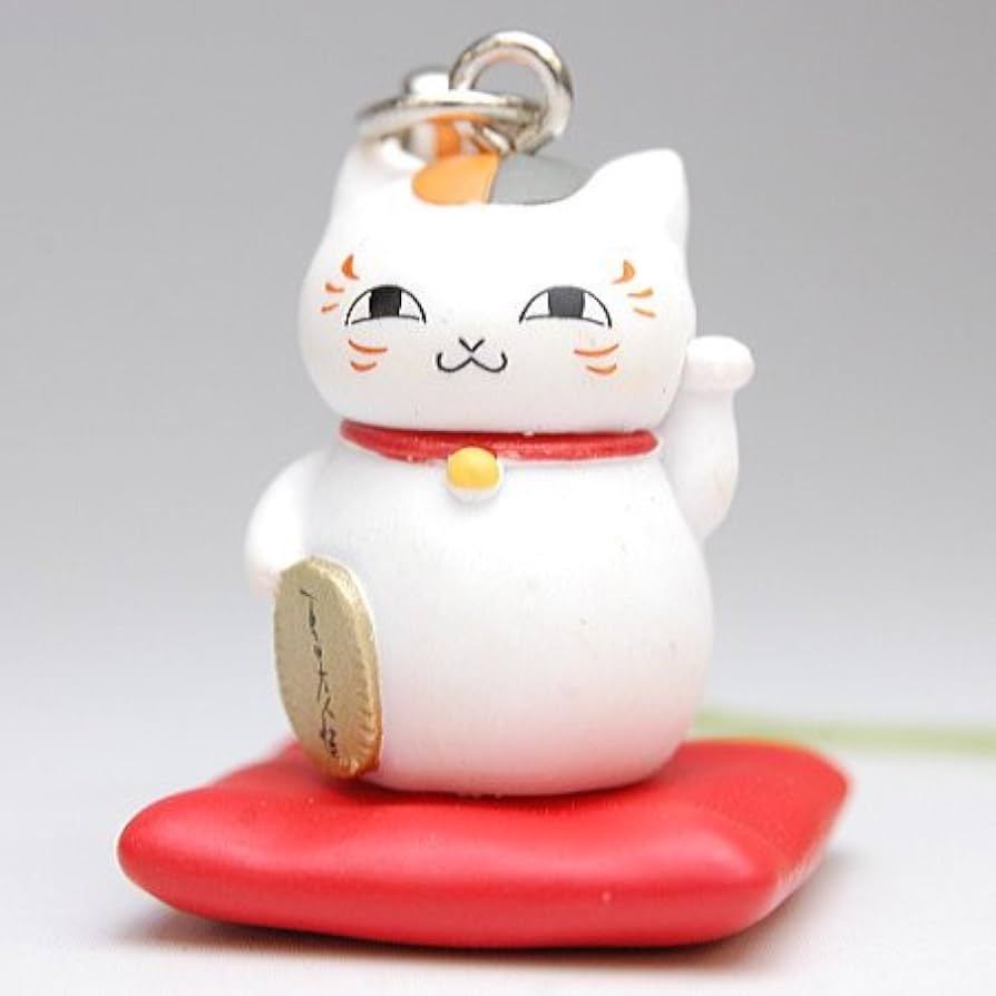 夏目友人帳　おまんじゅうストラップ　ニャンコ先生 夏目友人帳 ニャンコ先生和菓子ストラップ｜商品情報｜タカラ