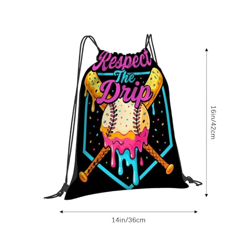Ices Creamm Dripp Drawstring Bag For Sports2