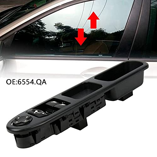 Bouton de lève-vitre pour Peugeot 207 SW CC commande de remplacement 6554.QA