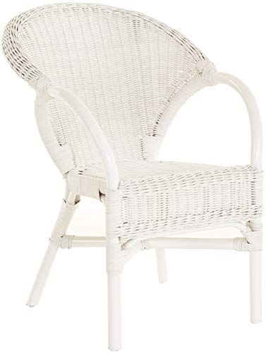 Krines Home Stapelbarer Rattansessel Rattan Sessel Lounge Rattanstuhl...