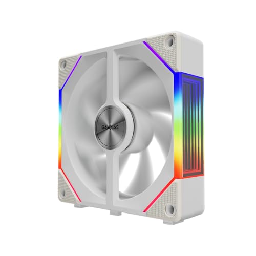 Image of Gamdias Aeolus P2-1203U WH White ARGB 3 Fans 120mm Controller Kit