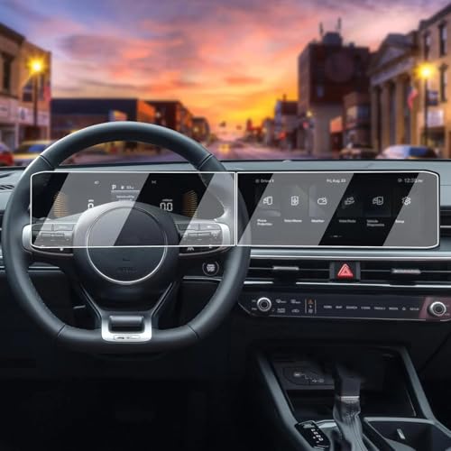 Film de protection Kia EV4 2025 en verre trempé pour écran de navigation GPS 12,3 pouces