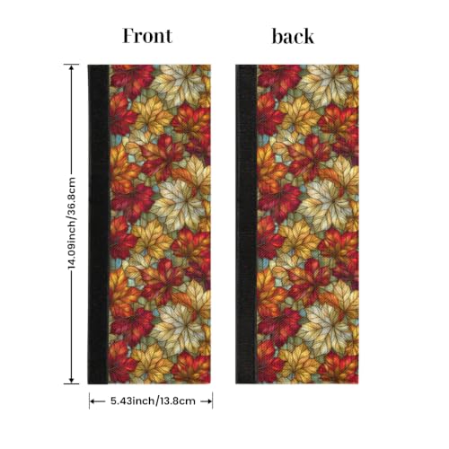 Image of Christmas Refrigerator Door Handle Covers Set of 2 Fridge Door Handle Decor | Fall Thanksgiving Washable Dishwasher Mocrowave Oven Protector Handle Cover Keep Your Kitchen Appliance Clean