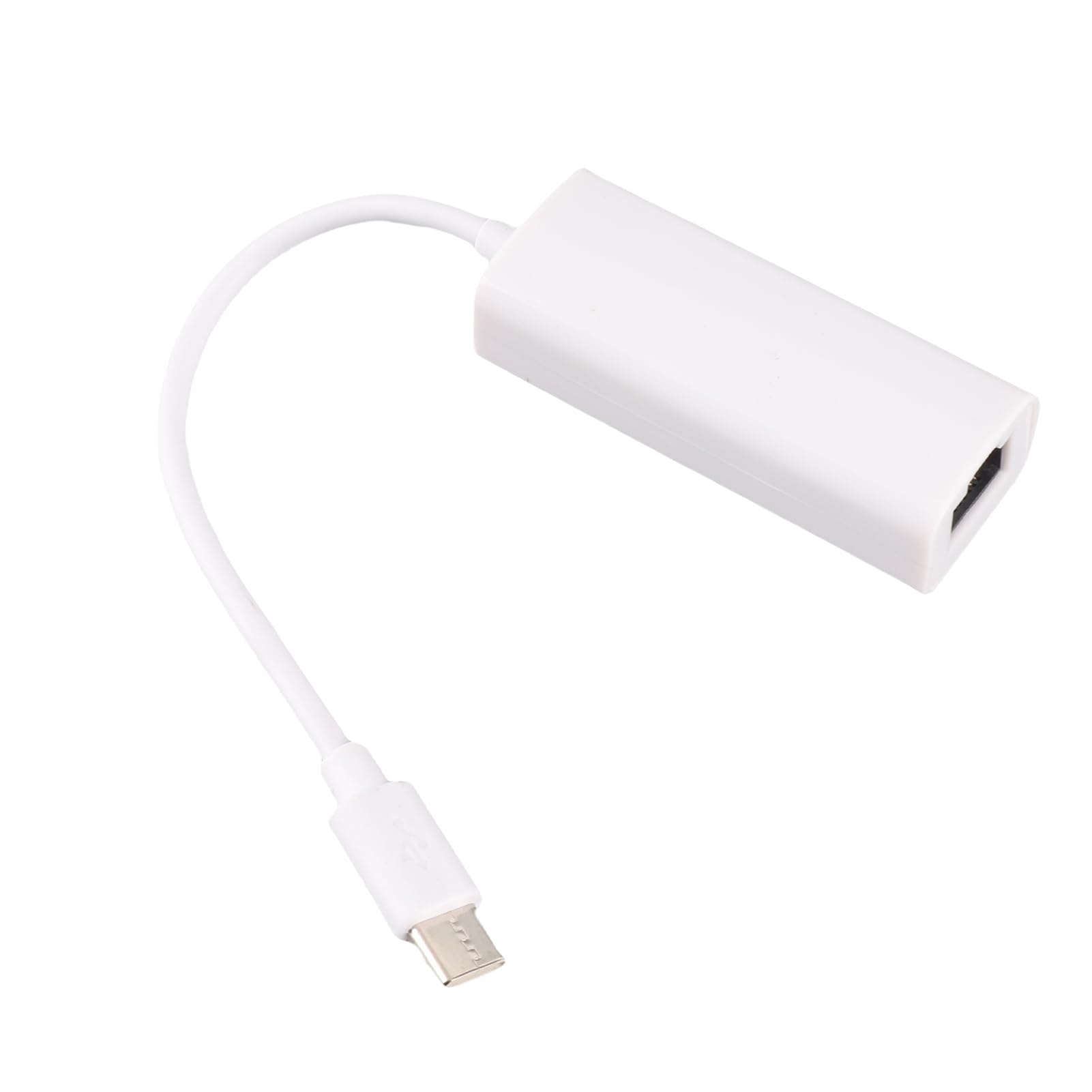 Konwerter Typu C na Rj45 Adapter Rj45 Typu C Biały Plastikowy Usb 3.1 Typ C na Rj45 100 Mb/S Ethernet Lan Adapter Sieciowy Konwerter do Laptopa Macbook Usb C