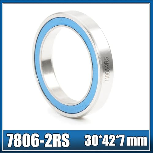 Rodamiento 7806-2RS de 30x42x7 mm para pedalier de bicicleta BB30 6