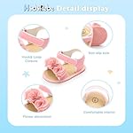 HsdsBebe Baby Girls Sandals Bohemia Flower Bow Soft Sole Toddler First Walkers Beach Summer Shoes - Image 5