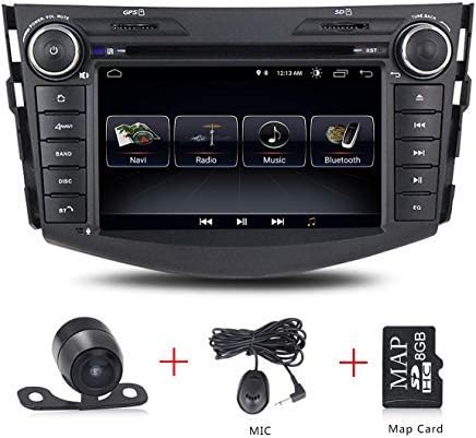 Android 8.1 Car Stereo GPS Navigation 7 inch Touch Screen 3G WiFi Radio Car DVD Player for Toyota RAV4 2006 2007 2008 2009 2010 2011 2012 Double Din Car Stereo Head Unit Reverse Camera