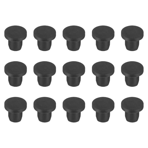 Image of MECCANIXITY 15pcs T-Shaped Silicone Plugs 7.3mm 5 /16 inch Dia Snap in Plug