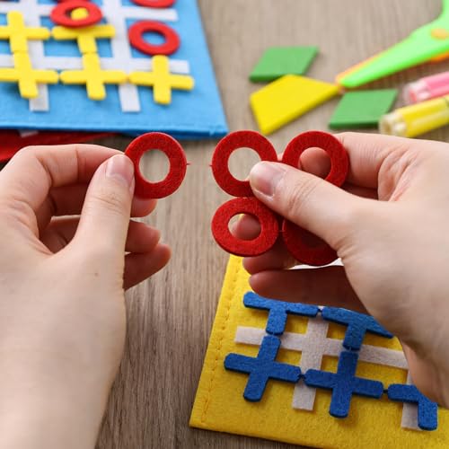 LovesTown 30PCS Tic Tac Toe Mini Juego Estrategia miniatura 5
