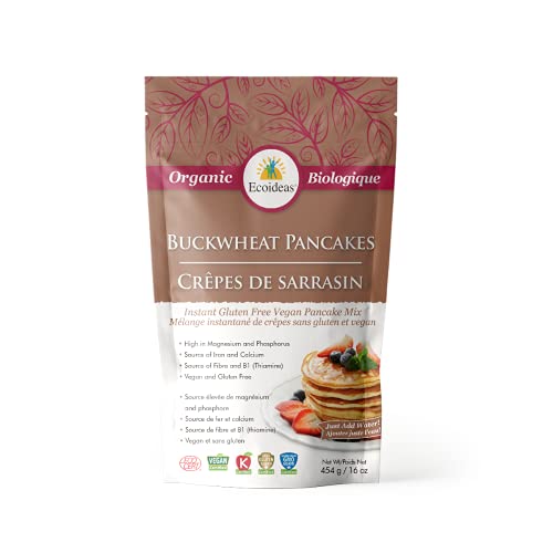 ECOIDEAS - Panqueque de trigo sarraceno orgánico - Vegano & GF - (454g) Cover