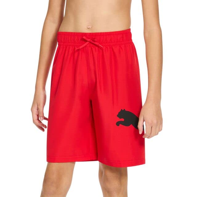 Image of Puma Boys' Fashion Swim Trunks, Water Repellant, Elastic Waistband with Drawcord