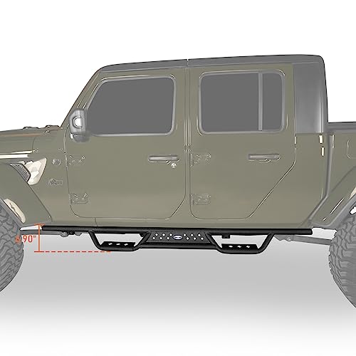 Estribos laterales gladiator para Jeep 2020-2026 pack miniatura 5