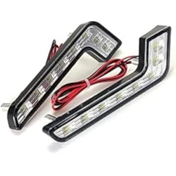 Luces Antiniebla Nissan Juke KaTur - Faros diurnos, 2 unidades, 8 ledes, luz blanca, luz antiniebla delantera para Mercedes-Benz, 12 V
