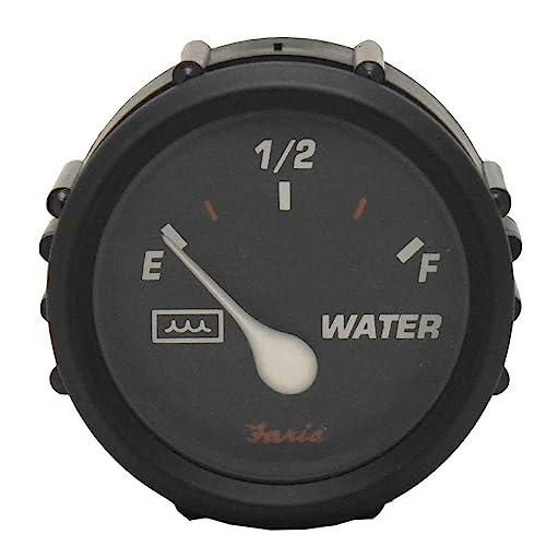 Faria Boat Water Level Gauge GP7284A | 2 Inch Professional Red