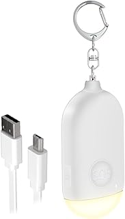 Personal Safety Alarm, Personal Alarm with 130dB, LED Light Flashing Personal Alarms for Women, Personal Safety Devices, Waterproof Personal Alarm Keychain