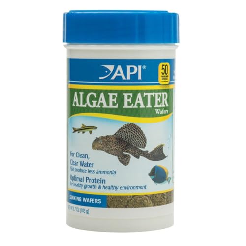 API ALGAE EATER WAFERS Algae Wafer Fish Food 3.7-Ounce Container