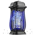 XGAYOO Bug Zapper, Electric Mosquito Zapper Outdoor, Fly Traps Indoor Outdoor, Flying Insects Zapper, Mosquito Killer Indoor 85-120V, 4200V, ABS Plastic Outer (Black)