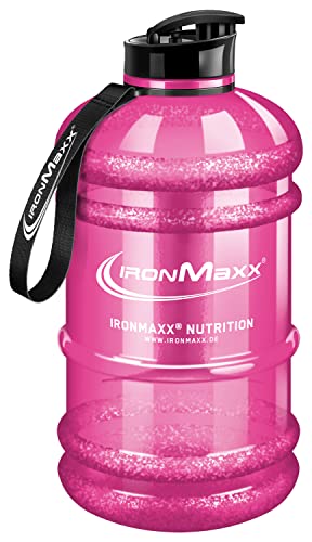 IronMaxx Water Gallon - Pink 2200ml | BPA & DEHP frei | auslaufsichere Trinkflasche mit Messskala | in verschiedenen Farben erhältlich
