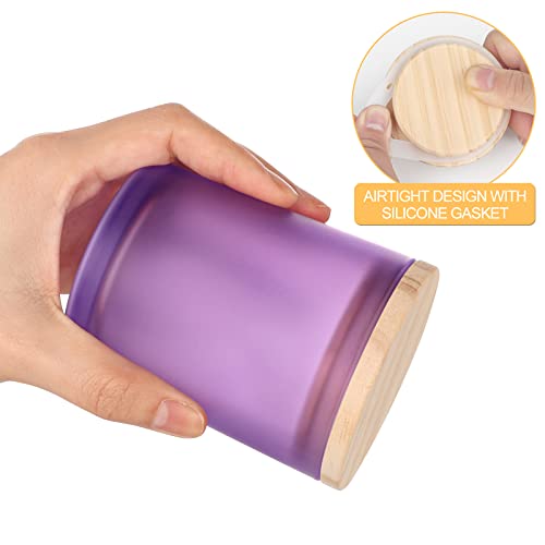 image for SHOWIN Thick Candle Jars for Making Candles 16 Pcs, 7 OZ Empty Jars wi