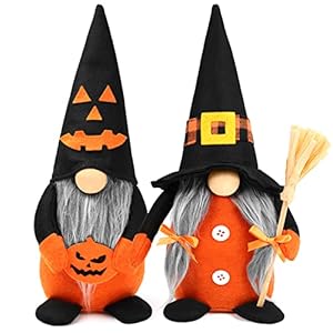 LHMTQVK 2 PCS Halloween Gnomes Plus...