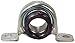 Peer Bearing FHSPRZ201-8-IL Pillow Block, Rubber Cushioned Narrow Inner Ring, Interlocking Set Screw Locking Collar, Single Lip Seal, Pressed Steel Housing, 1/2" Bore, 1" Shaft Height, 3" Bolt Center