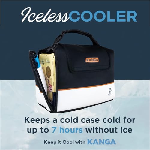 Image of Kanga Insulated Cooler Bag - Soft Cooler Bag - Can Beer and Seltzer Drink Cooler - Insulated and Durability Tested - Kanga Kase Mate