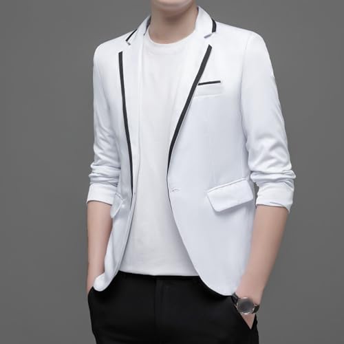 Men's Lightweight Blazer Jackets Casual Slim Fit Sport Coats 1 Button Suit Jacket for Business Wedding Prom4