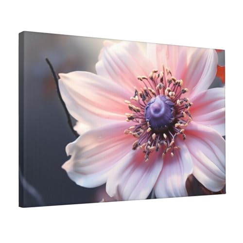 Impression sur toile de fleurs tableau moderne sans cadre pour salon installation rapide 30x45