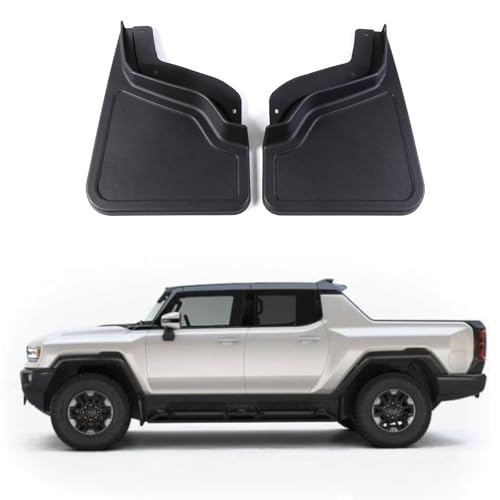 Image of Mud Flaps Splash Guards Compatible with Hummer EV Pickup 2024 2025 2026 Splash Guard Fender Mud Guard No Drilling Required Fenders Exterior Accessories