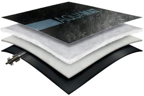 Sustainable Village Capillary Mat | Self-Contained System with Multi-Layer Design to Efficiently Water Plants 4 x 4, Black