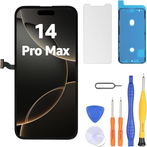 LL TRADER Screen Replacement for iPhone 14 Pro Max LCD 6.7 with Repair Kit