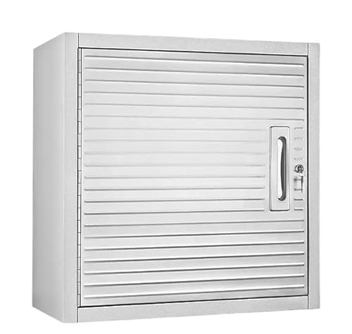 Heavy Duty Stainless Steel Wall Cabinet with Lockable, (Granite, 24