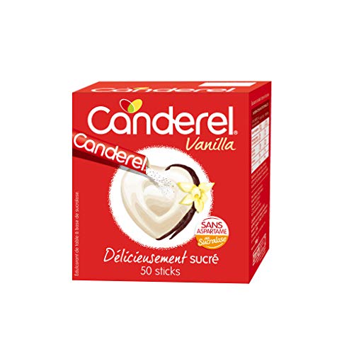 Canderel sucralose en sticks vanille édulcorant sans sucre sans aspartame lot de 4