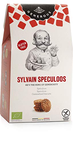 GENEROUS Sylvain Spéculoos Biscuit Bio sans Gluten 400 g - Lot de 4