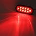 Partsam 2Pcs 6 Inch Oval Trailer Tail Lights Red 10 LED, 6